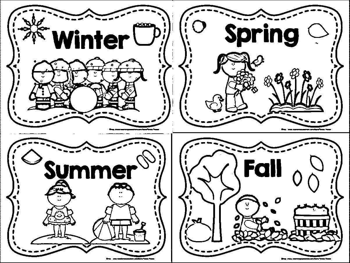 4 Seasons Coloring Pages at GetDrawings Free download