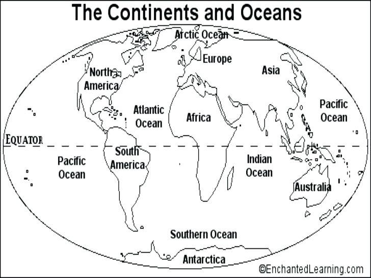 7 Continents Coloring Page At GetDrawings Free Download