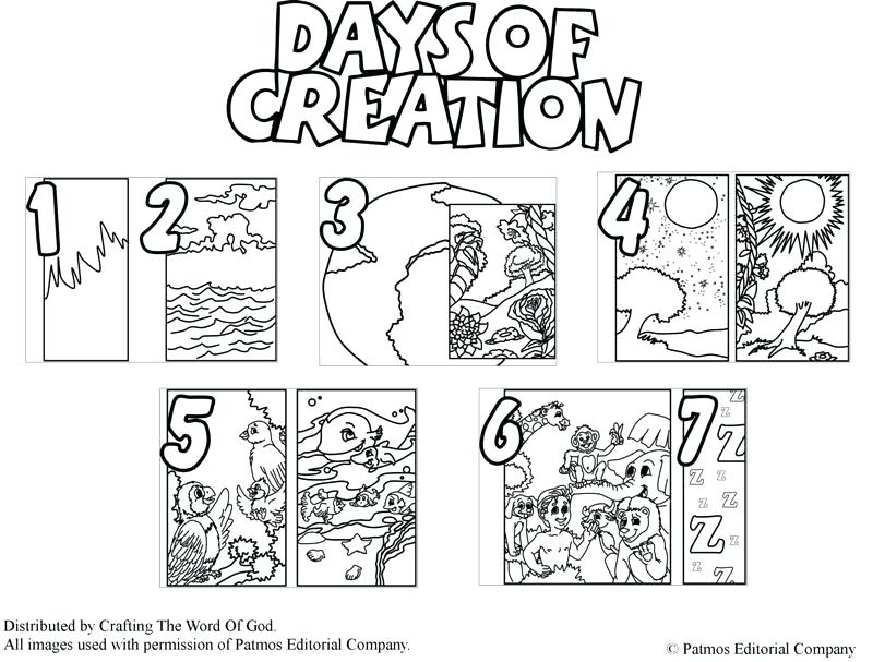 Days Of Creation Free Printables
