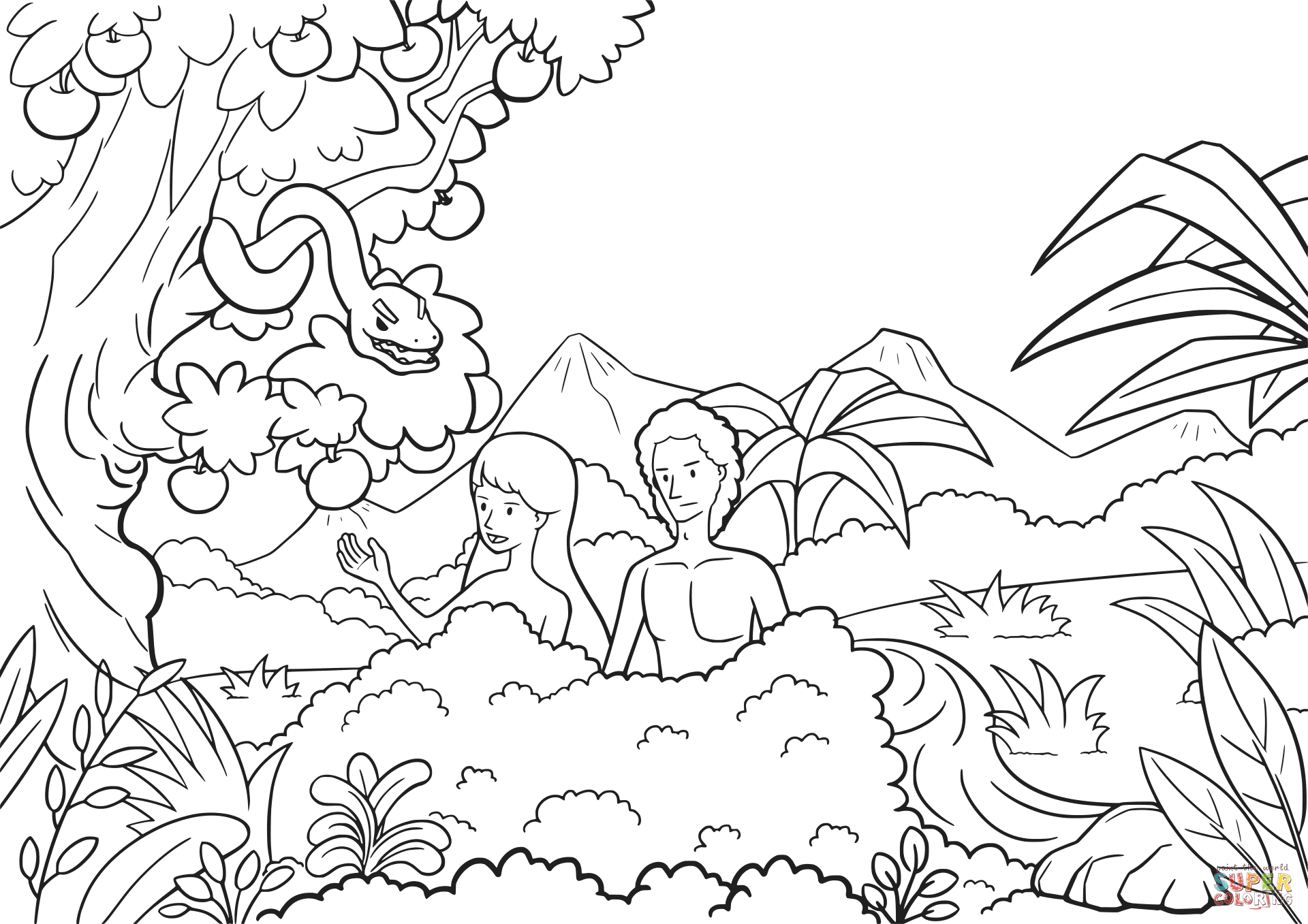 adam-and-eve-coloring-page-at-getdrawings-free-download