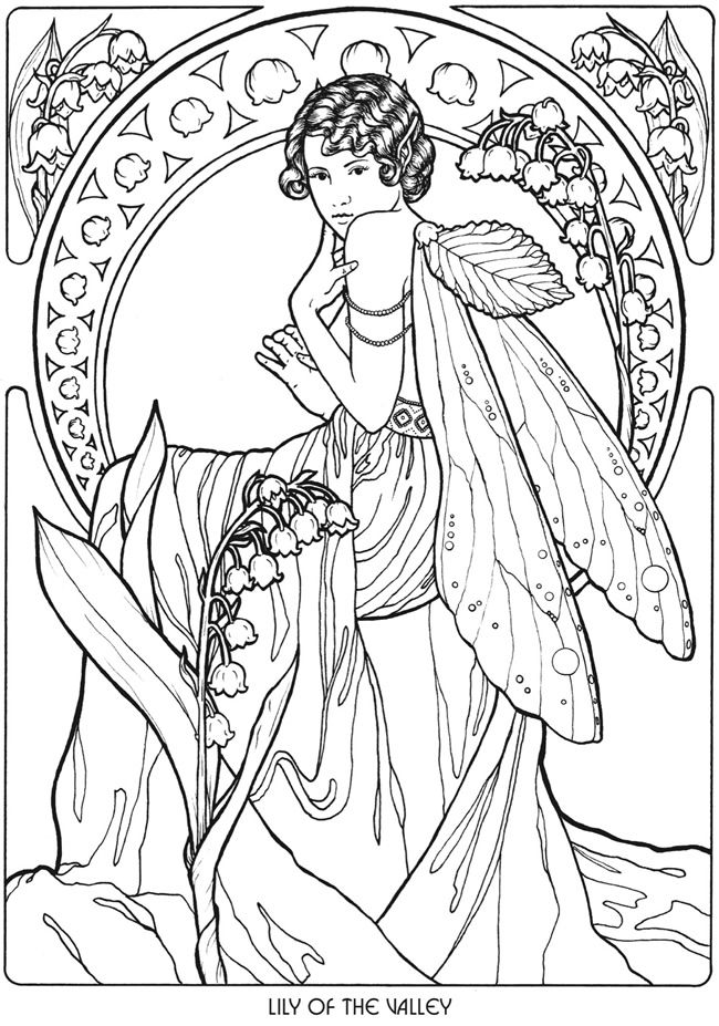 Advanced Fairy Coloring Pages at GetDrawings   Free download