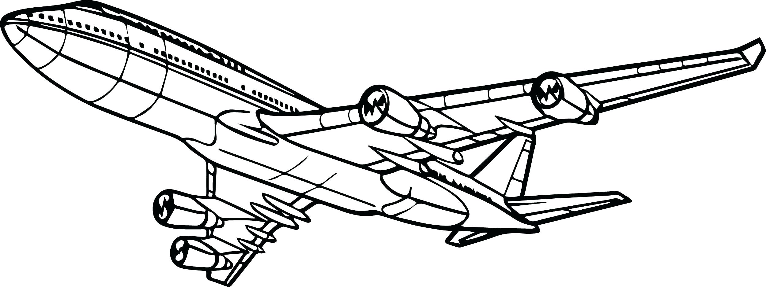 Airplane Coloring Pages For Preschool at GetDrawings | Free download