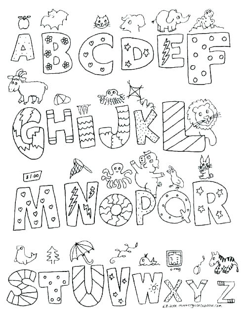 Printable Coloring Pages Alphabet 2178 The Best Porn Website