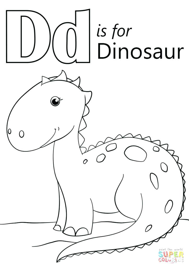Alphabet Coloring Pages D At GetDrawings Free Download