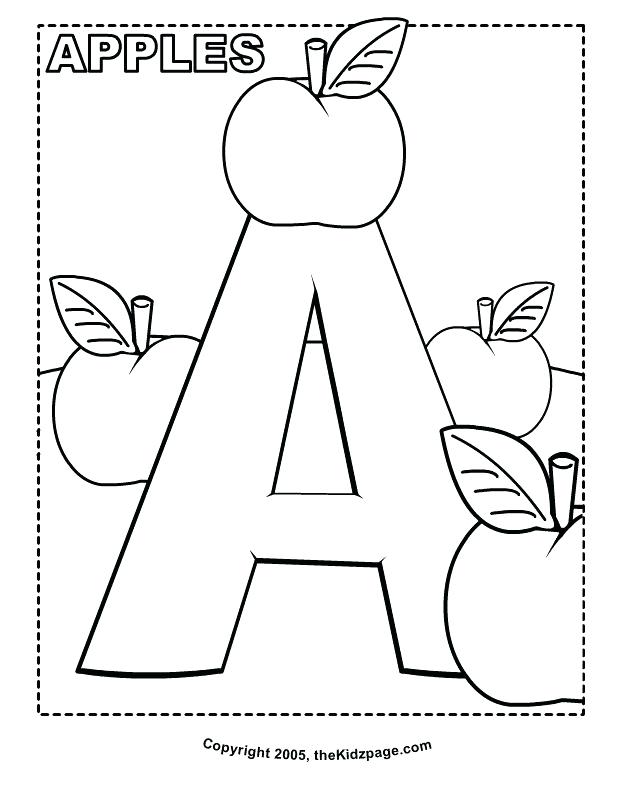 Alphabet Coloring Pages Pdf At Getdrawings Free Download