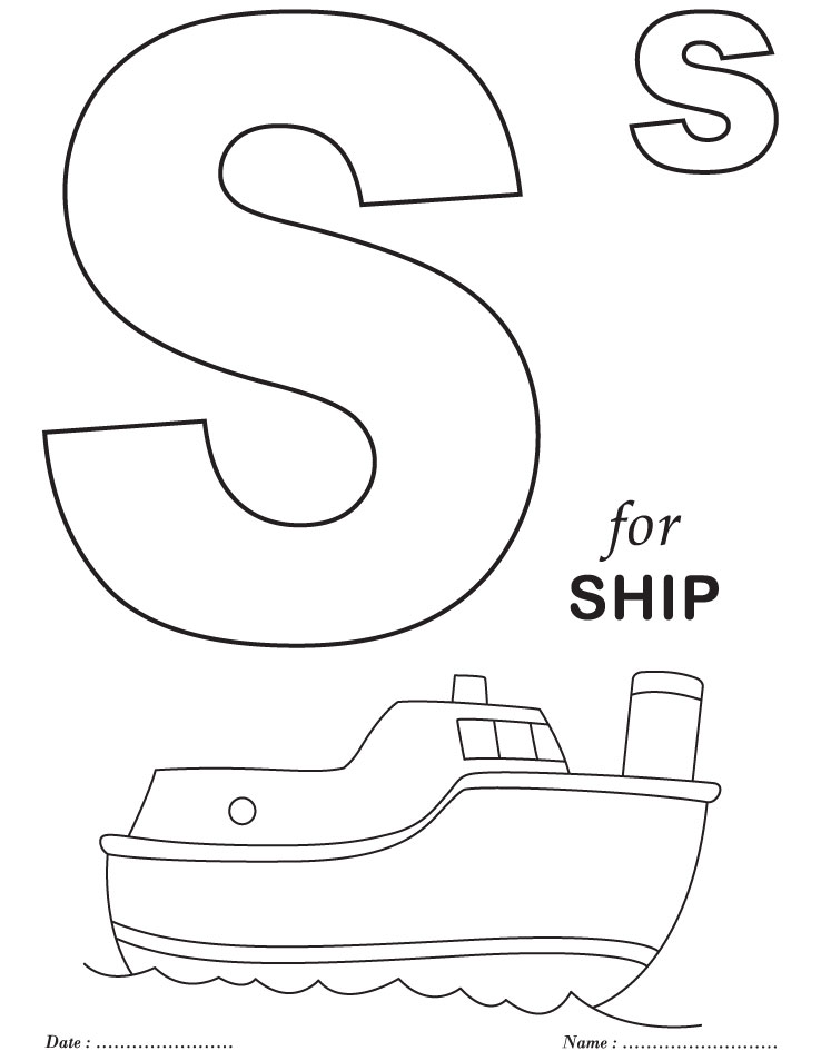 Alphabet Letters Coloring Pages Printable at GetDrawings | Free download