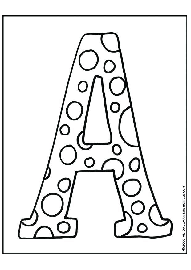 Alphabet Letters Coloring Pages Printable At Getdrawings | Free Download