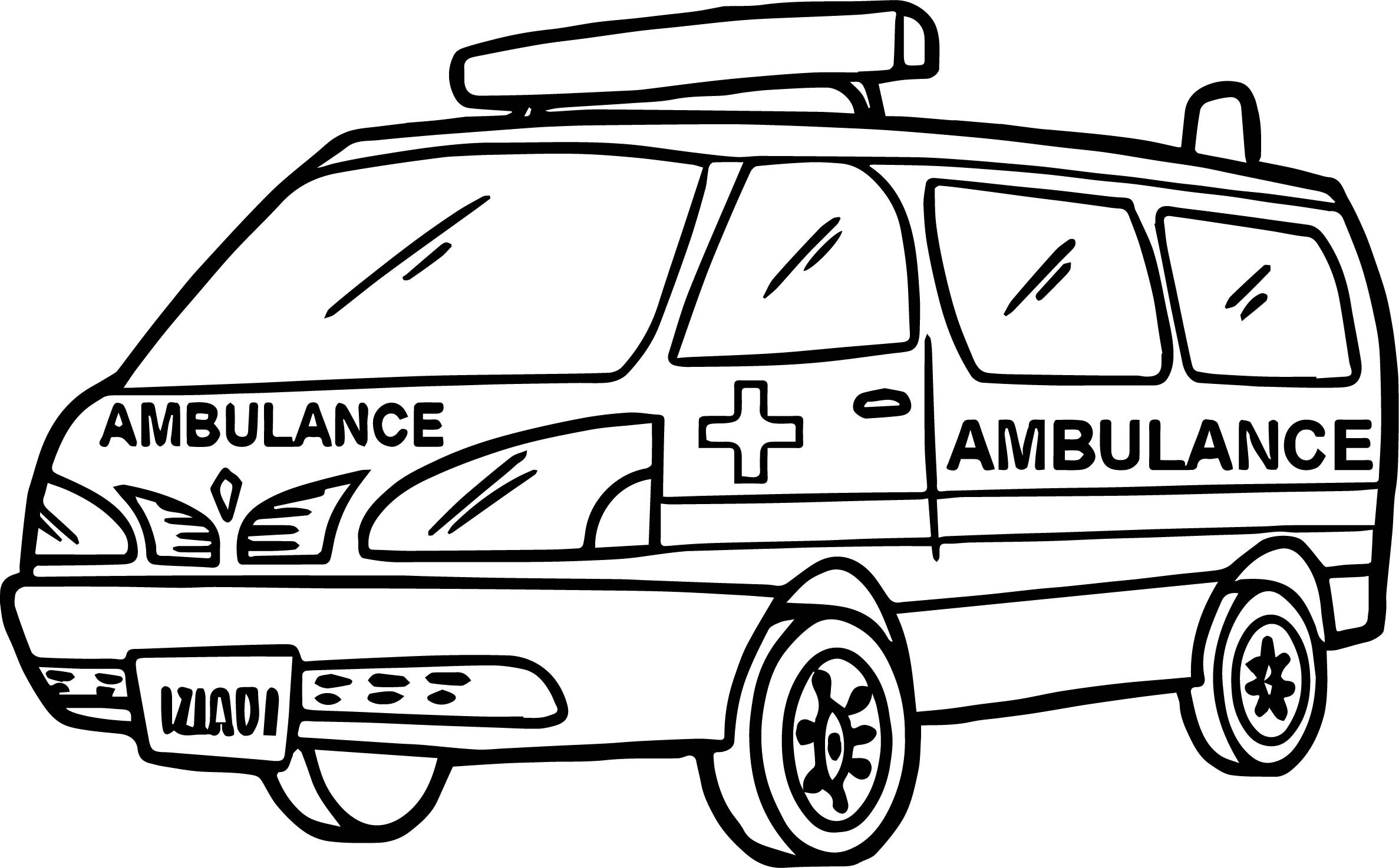 Ambulance Coloring Pages At Getdrawings Free Download