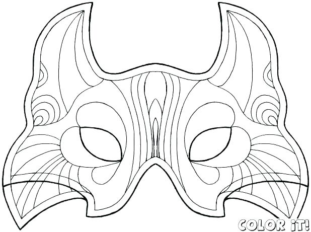 Animal Mask Coloring Pages At GetDrawings Free Download