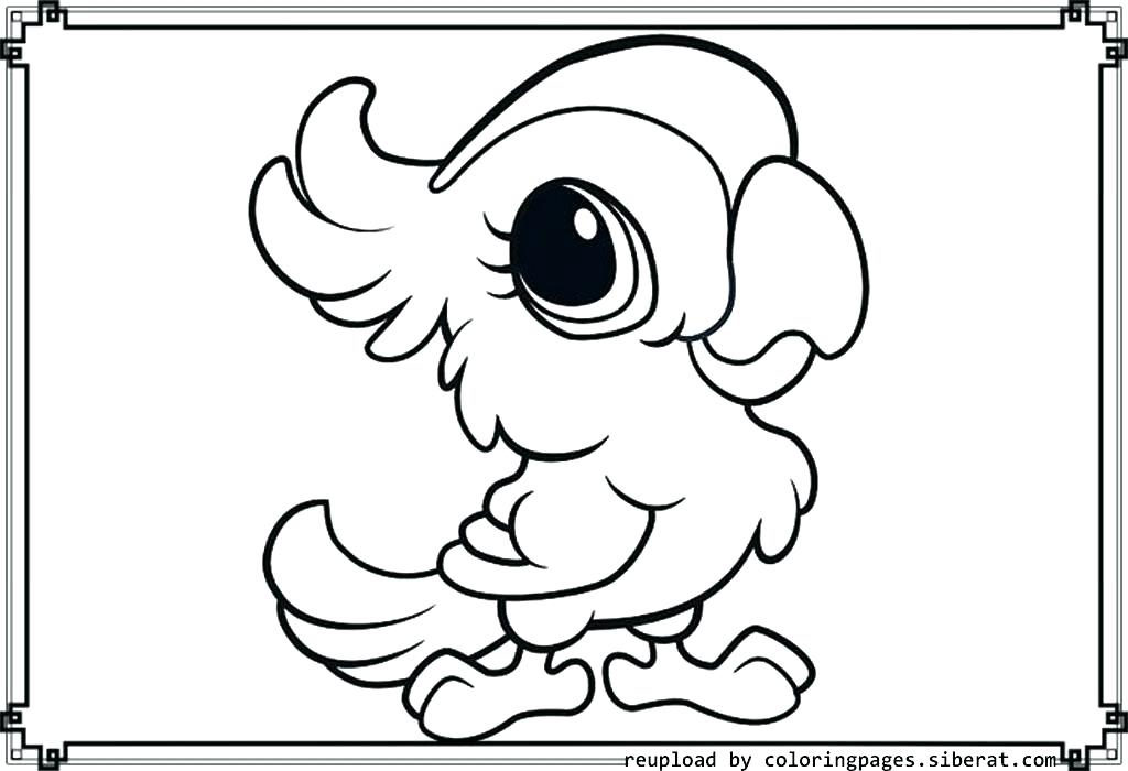 images of a chibi anime magical animals to color for adults