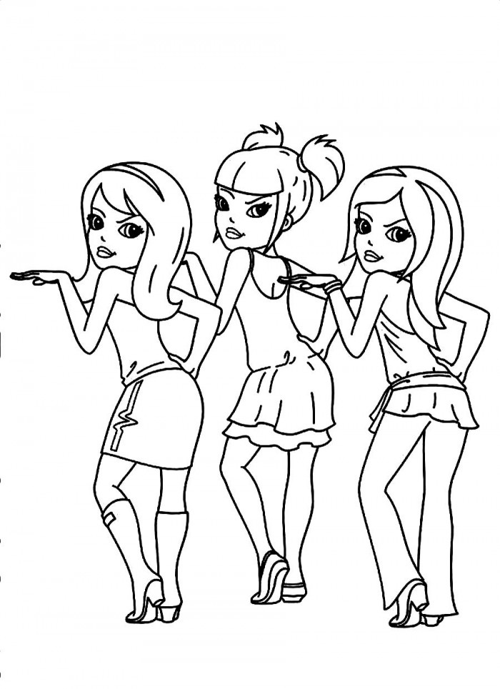 Anime Best Friends Coloring Pages at GetDrawings | Free download