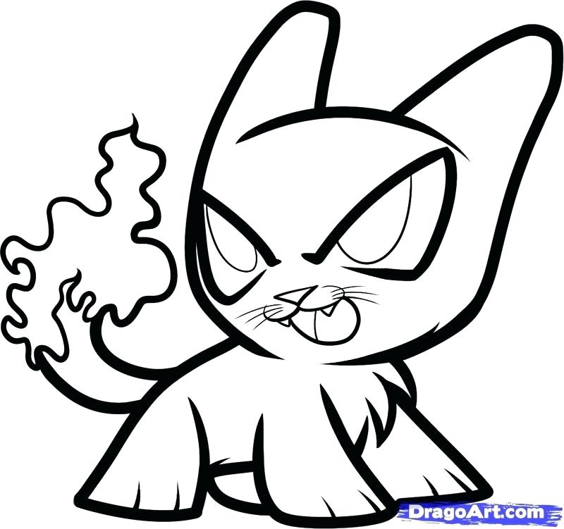 Anime Cat Coloring Pages at GetDrawings | Free download