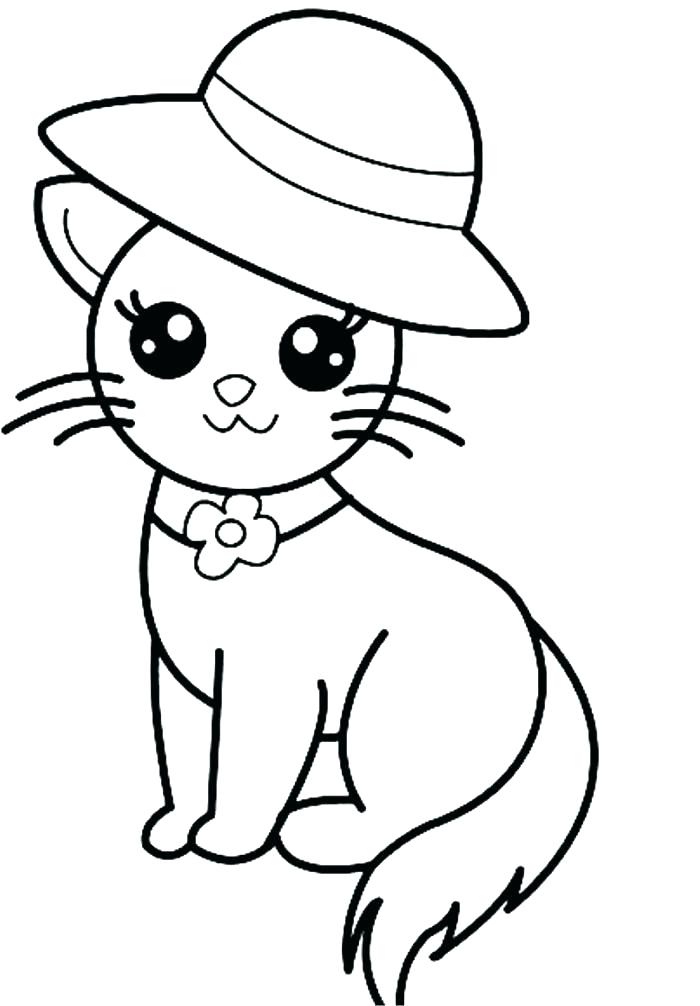 Anime Cats Coloring Pages At Getdrawings Free Download