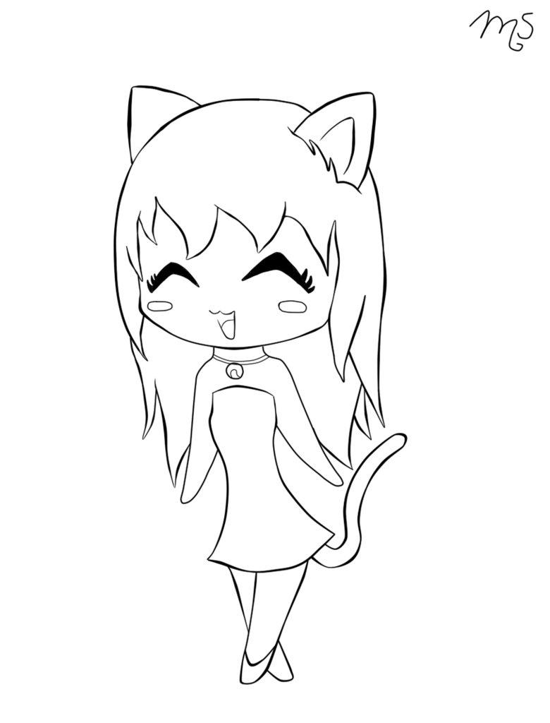 Cute Anime Coloring Pages At GetDrawings Free Download