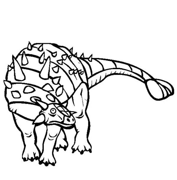 Ankylosaurus Coloring Page At Getdrawings Free Download