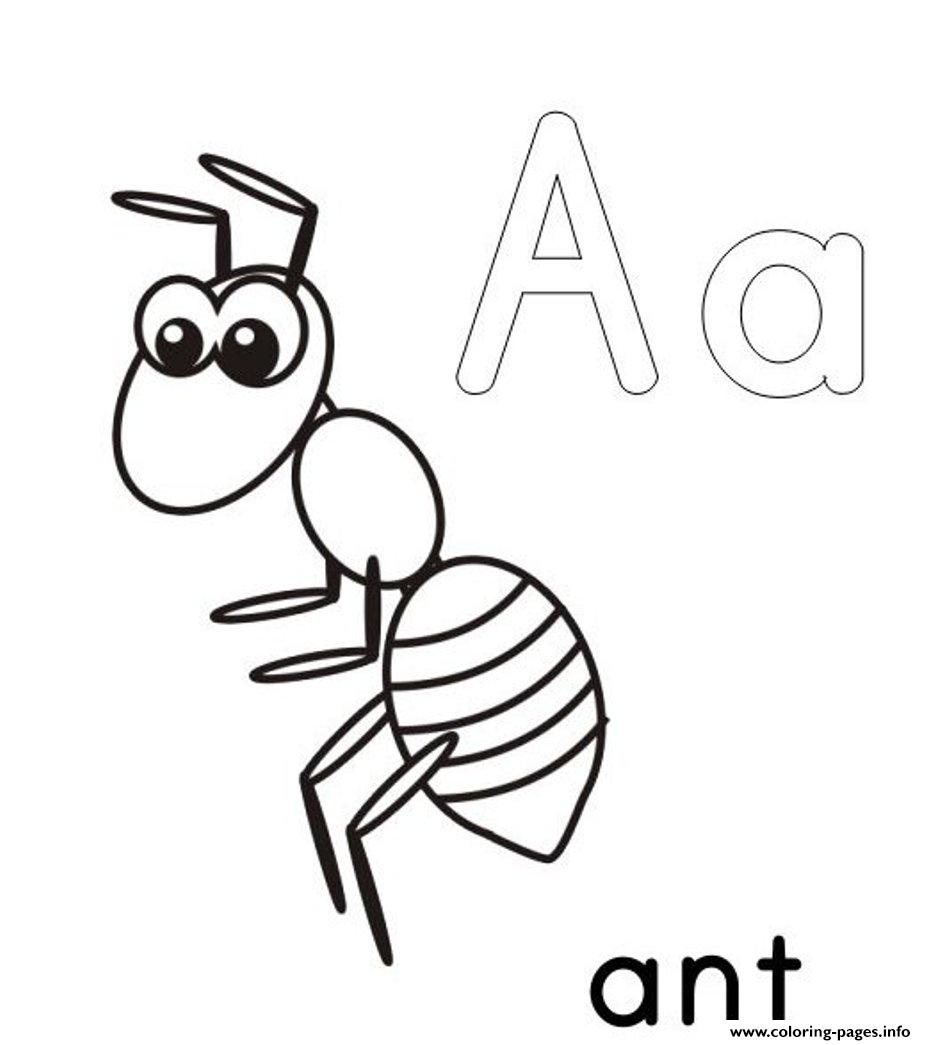 Ant Coloring Pages For Kids at GetDrawings Free download