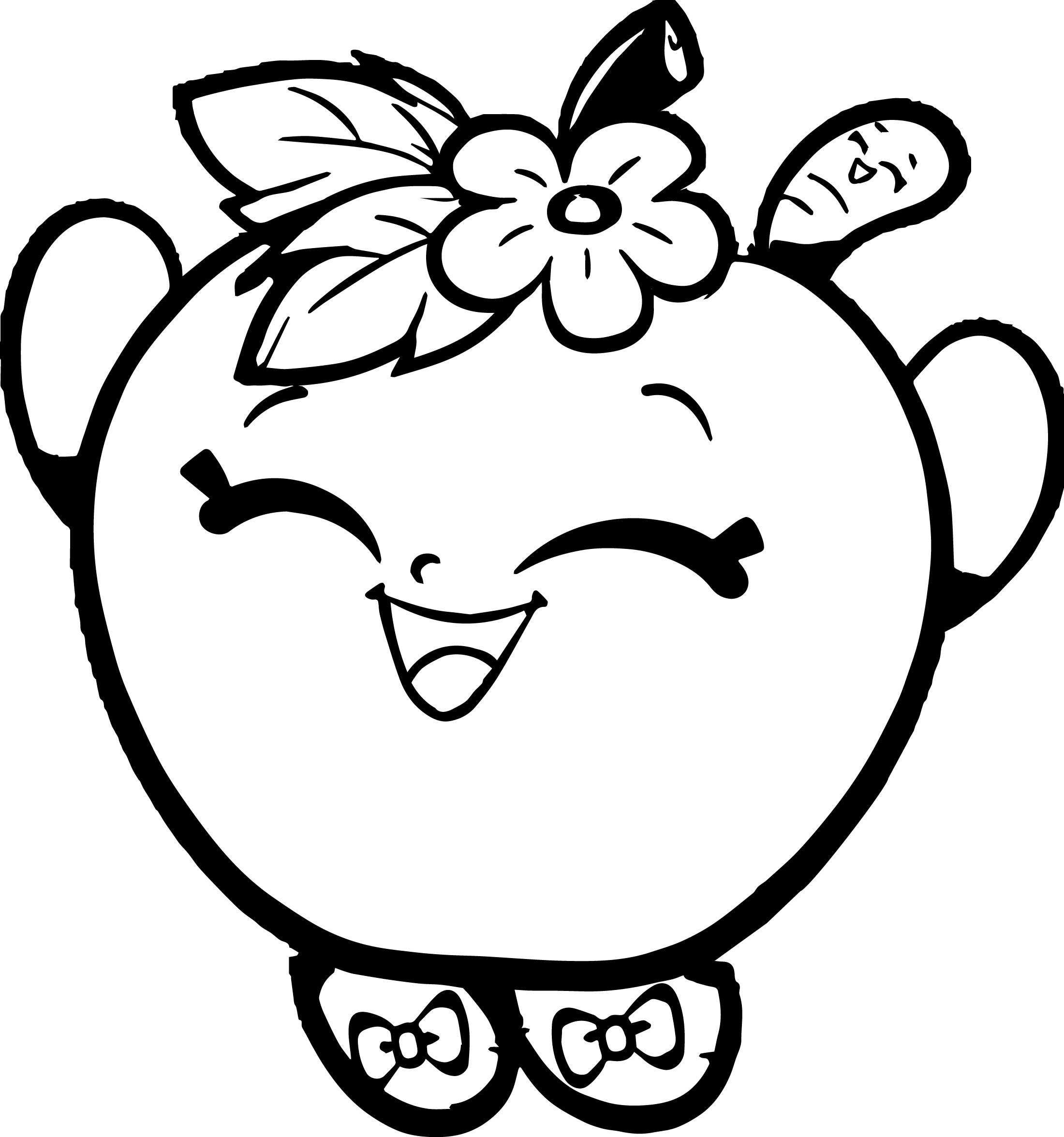 Apple Blossom Coloring Page at GetDrawings   Free download