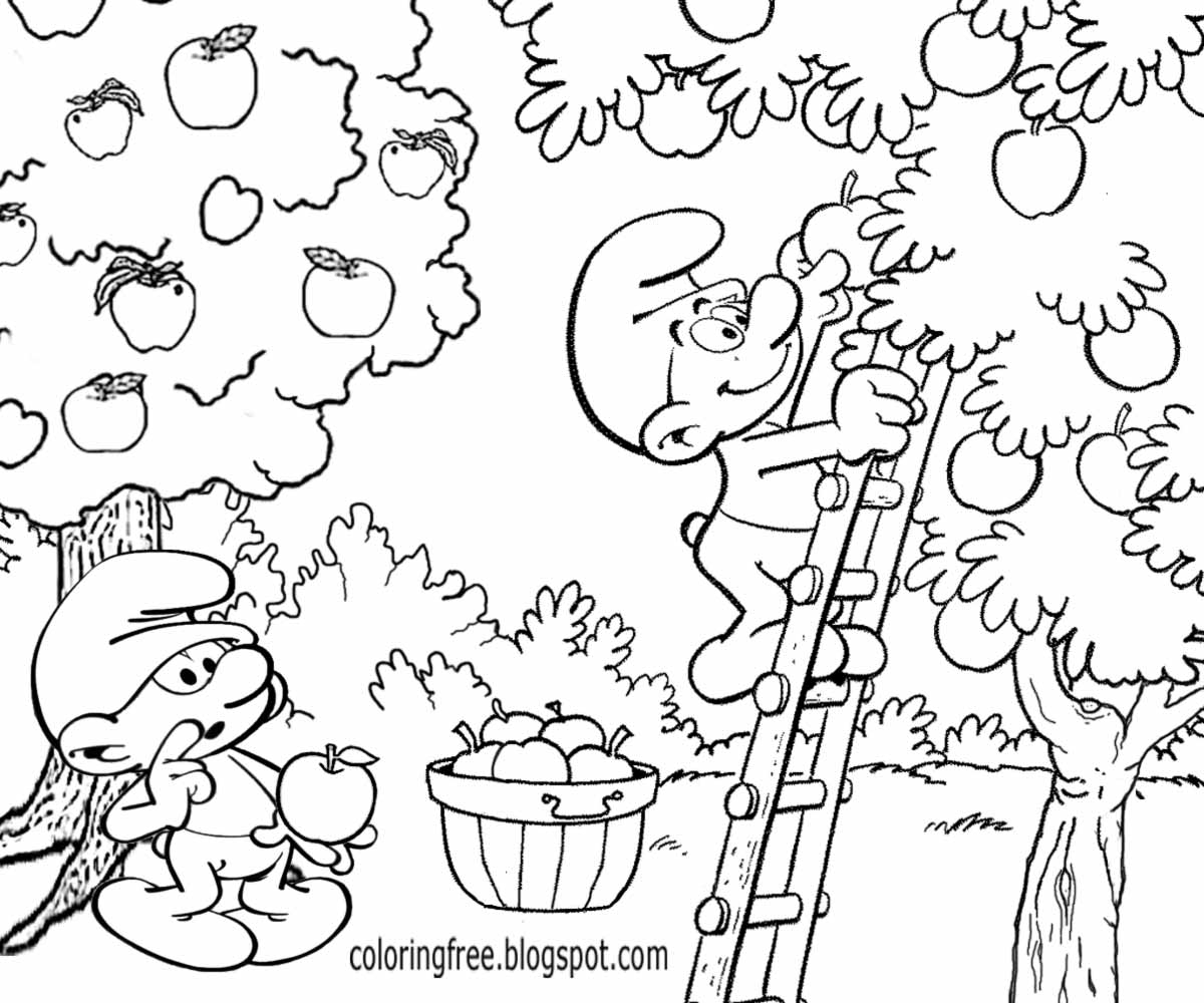 Apple Orchard Coloring Pages At GetDrawings Free Download