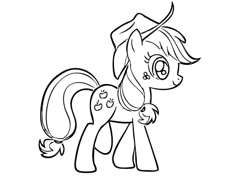 my little pony coloring pages filly applejack