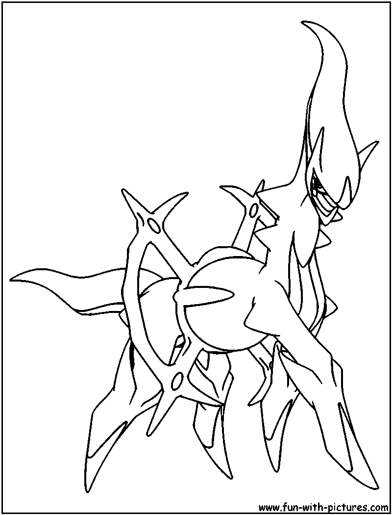 Arceus Coloring Pages At Getdrawings Free Download