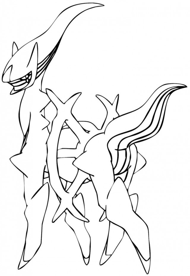 Arceus Coloring Pages At Getdrawings Free Download