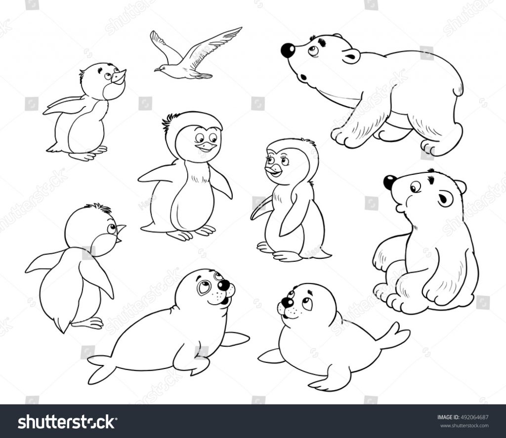 Arctic Animals Coloring Pages For Preschoolers at GetDrawings Free