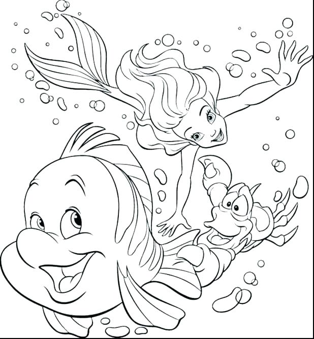 Ariel And Ursula Coloring Pages at GetDrawings | Free download