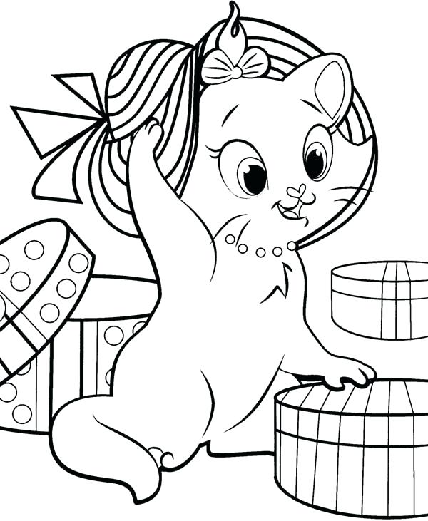 Aristocats Marie Coloring Pages at GetDrawings | Free download