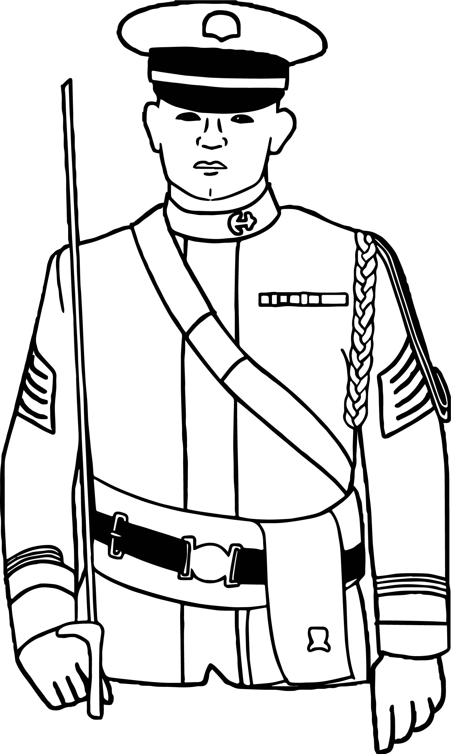 Army Coloring Pages Soldier At GetDrawings Free Download