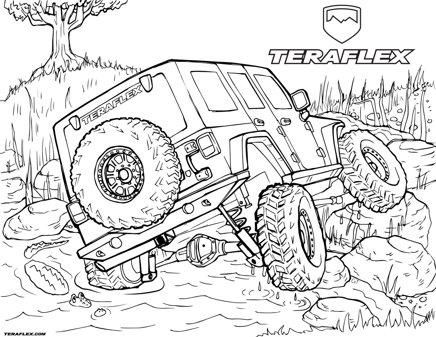 Army Jeep Coloring Pages At Getdrawings Free Download