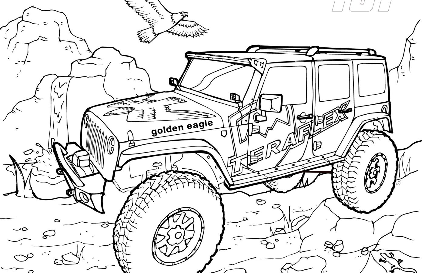 The Best Free Rubicon Coloring Page Images Download From 4 Free Coloring Pages Of Rubicon At Getdrawings