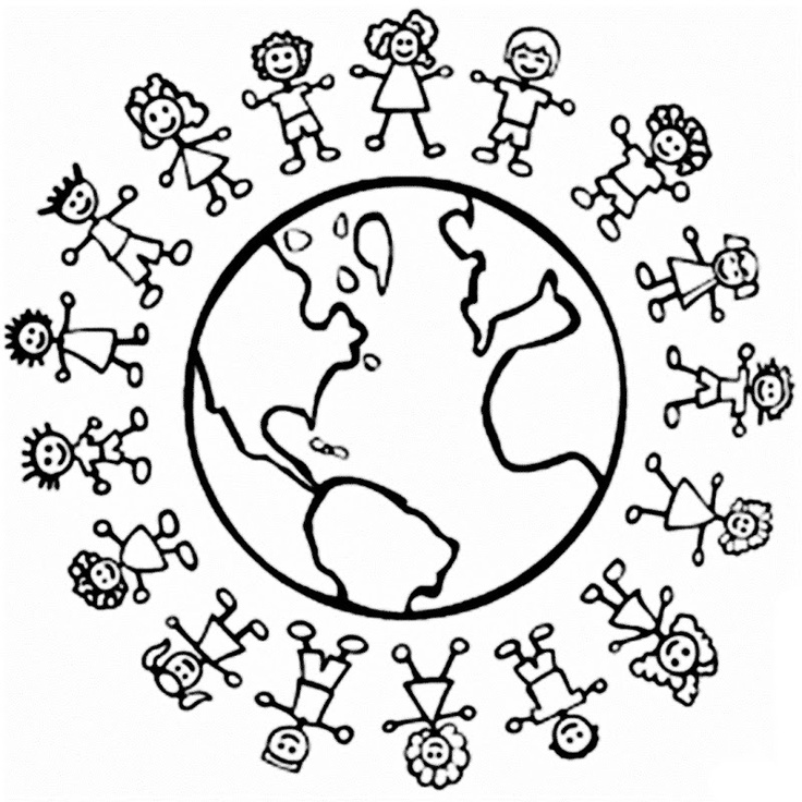 Around The World Coloring Pages at GetDrawings | Free download