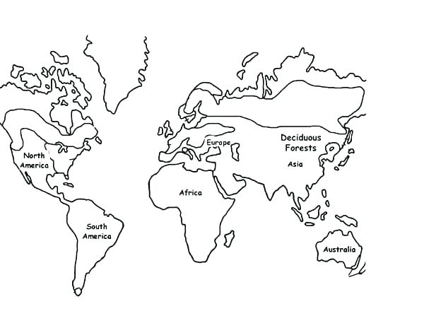 The Best Free World Map Coloring Page Images. Download From 4335 Free 