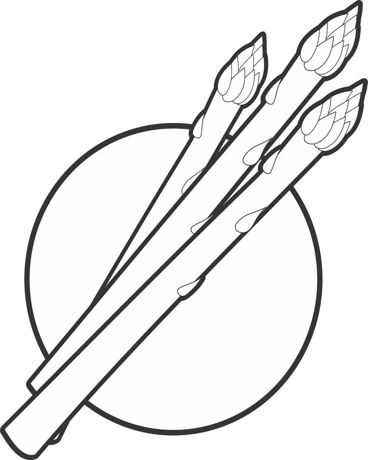 Asparagus Coloring Page at GetDrawings | Free download