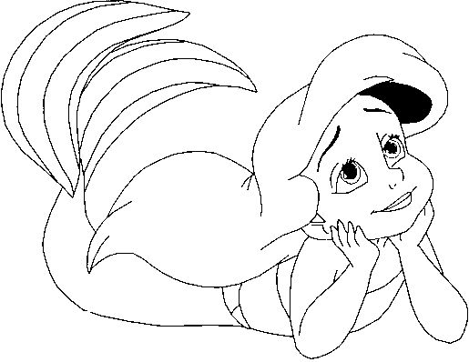 Baby Coloring Pages Disney Ariel - All Round Hobby