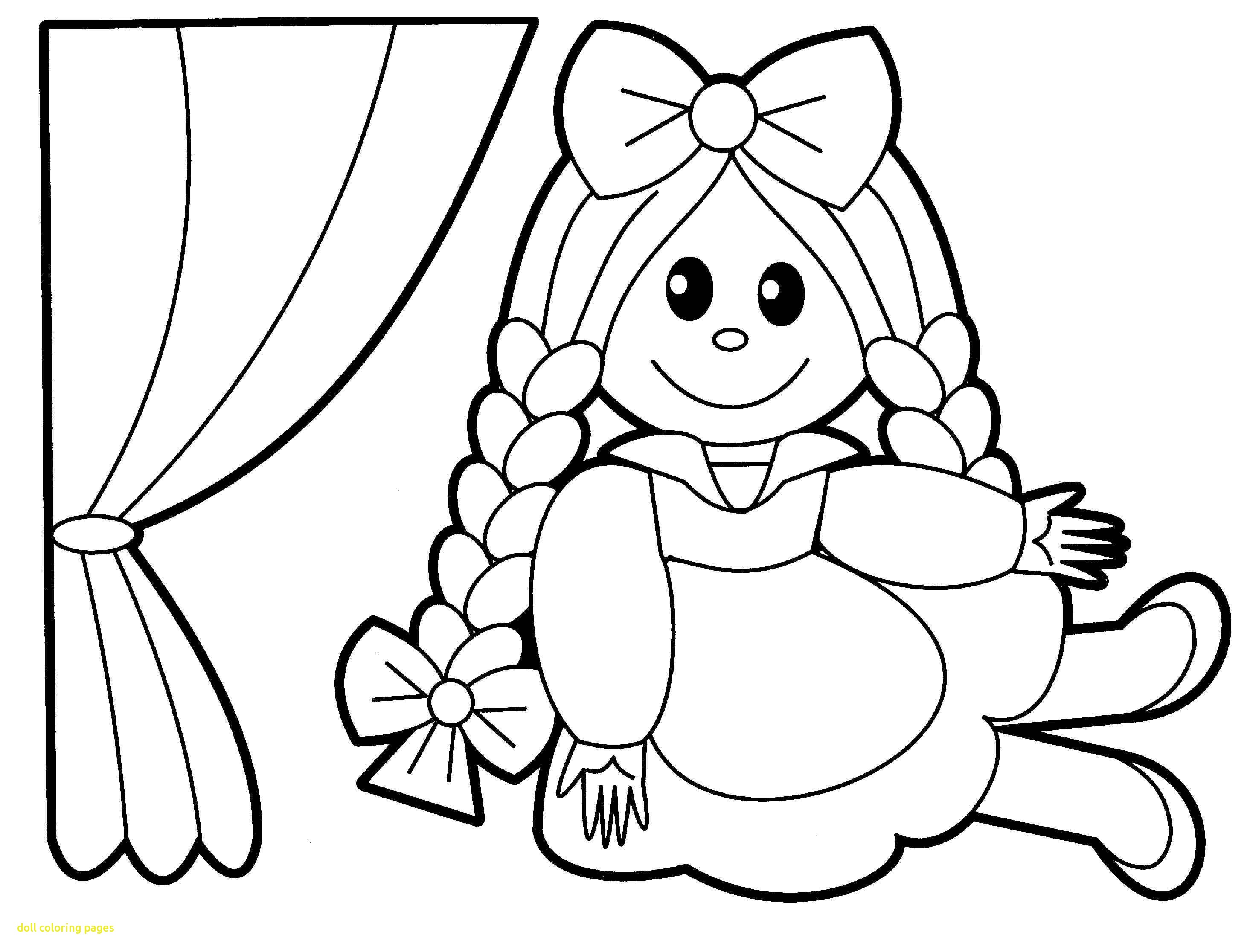Baby Doll Coloring Page At GetDrawings Free Download