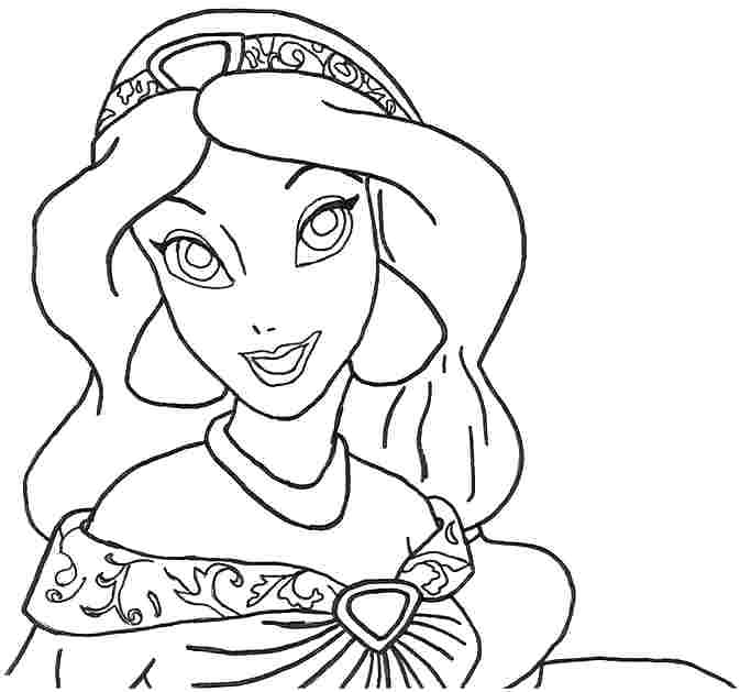 Featured image of post Easy Princess Jasmine Coloring Pages