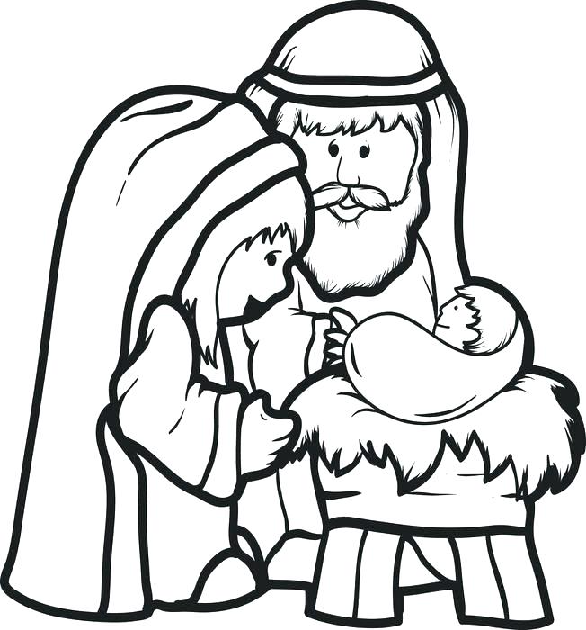 Baby Jesus Coloring Pages For Preschoolers at GetDrawings | Free download