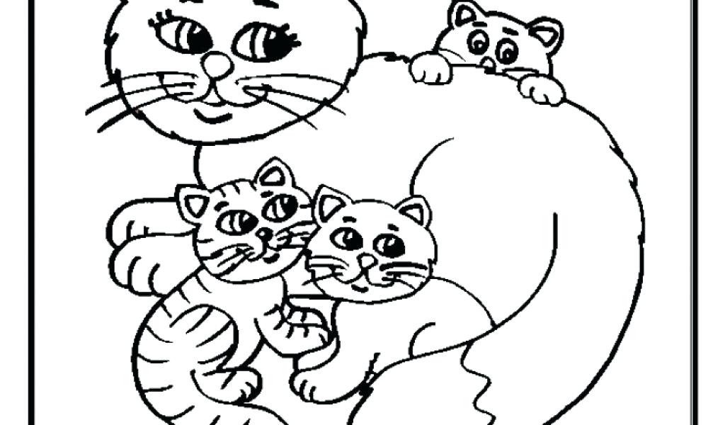 Baby Kitten Coloring Pages at GetDrawings  Free download