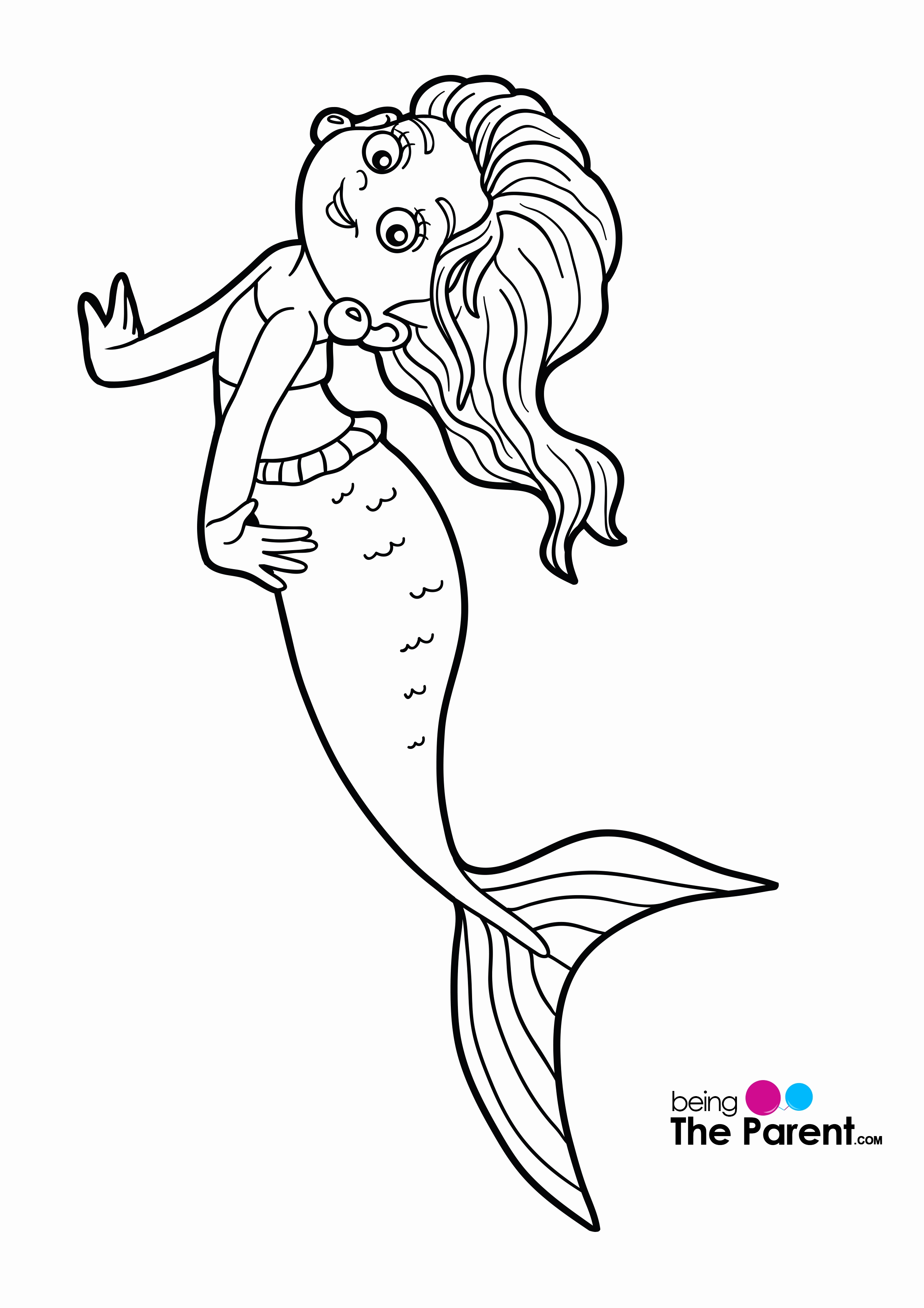 Adorable Baby Mermaid Coloring Pages : 40 the little mermaid pictures