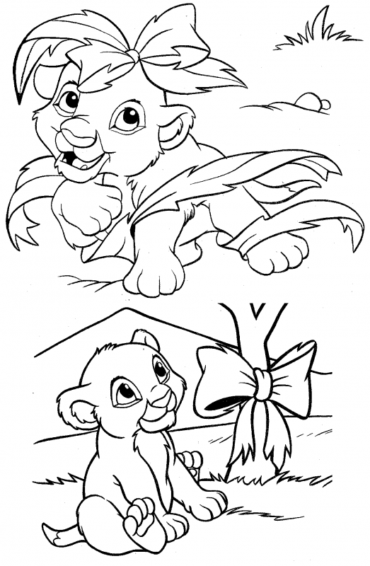 Baby Nala Coloring Pages at GetDrawings | Free download