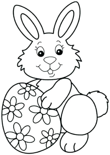 Baby Rabbit Coloring Pages At Getdrawings 