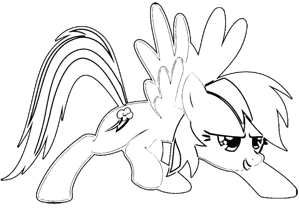 Baby Rainbow Dash Coloring Pages at GetDrawings | Free ...