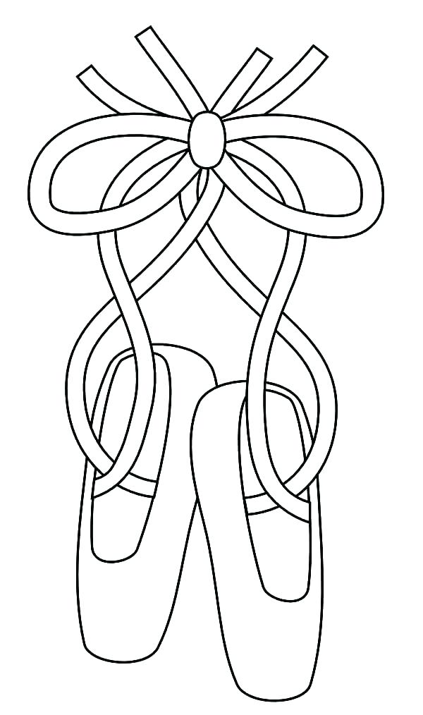 Ballet Shoes Coloring Pages At Getdrawings Free Download