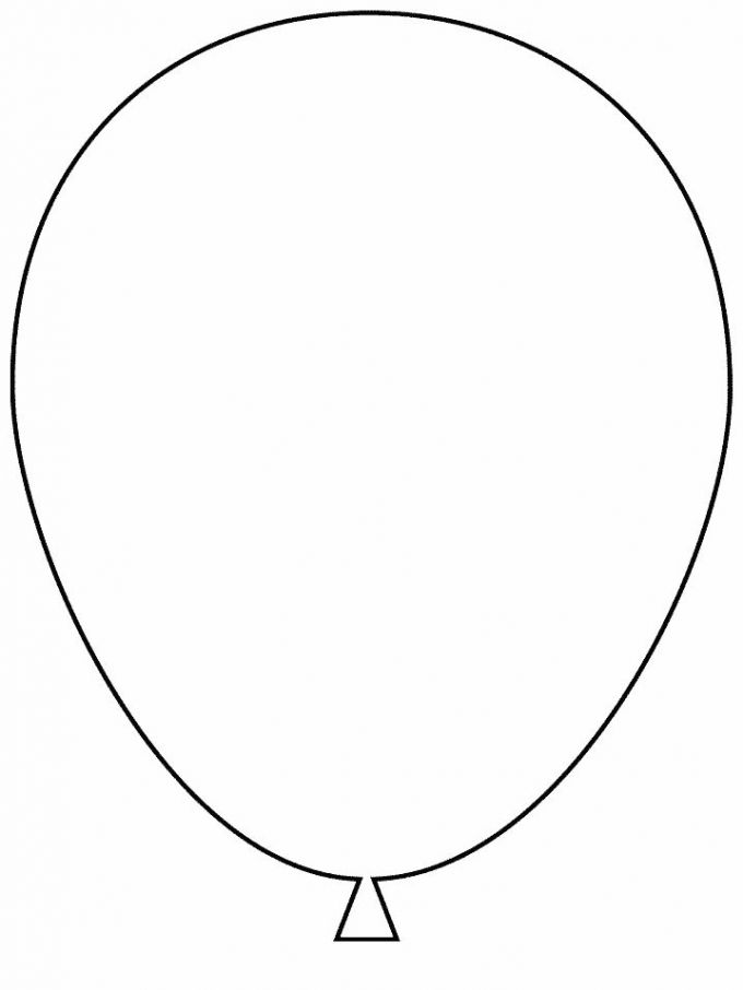Printable Balloon Coloring Pages