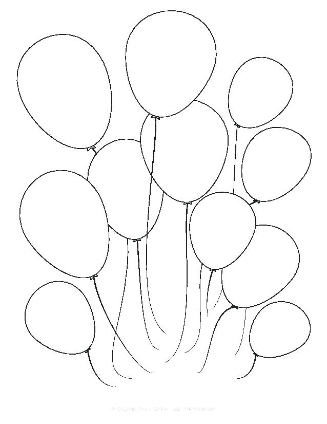 Balloon Coloring Pages Printable at GetDrawings | Free ...