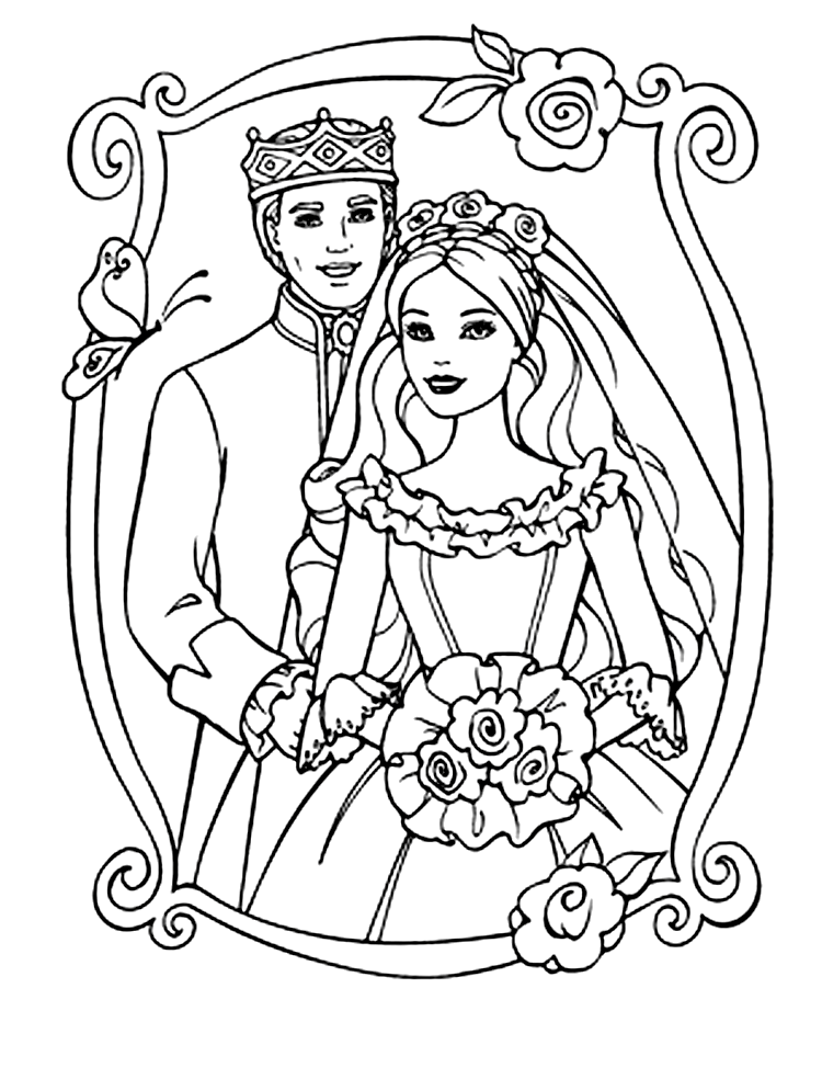 Barbie And Ken Coloring Pages At Getdrawings Free Download