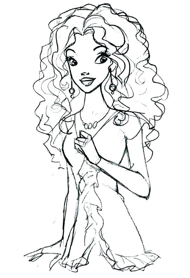 Barbie Ballerina Coloring Pages at GetDrawings | Free download
