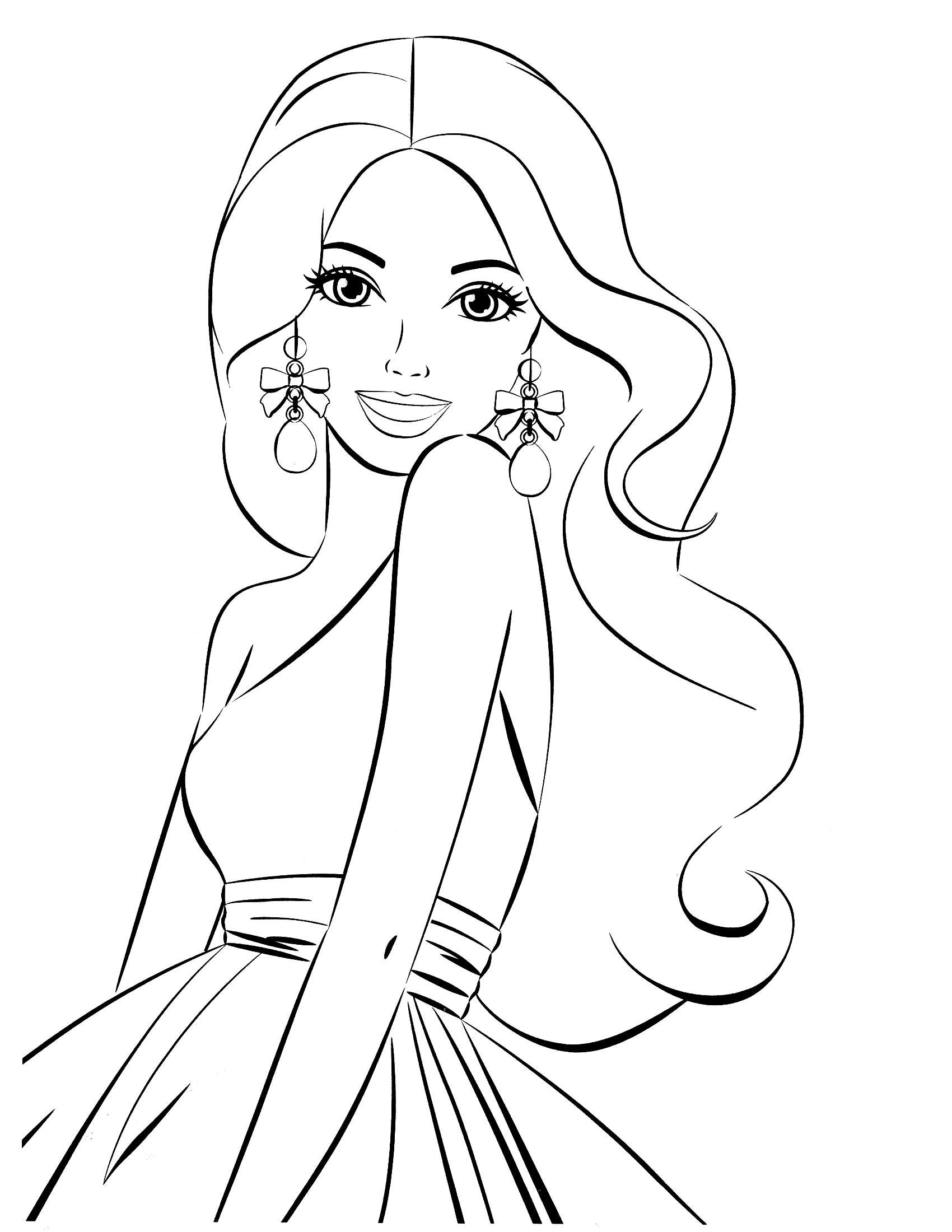 Barbie Coloring Pages at GetDrawings | Free download