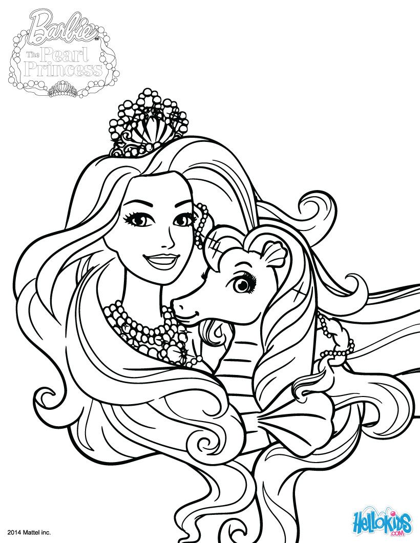 Barbie Dog Coloring Pages At Getdrawings Free Download